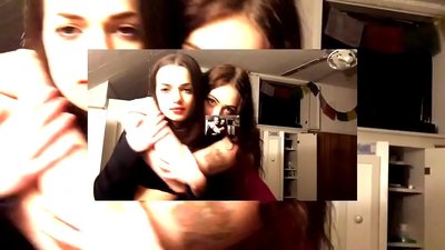 Kaksi seksikäs brunette emotionaalinen pikkuhousut pysyä paskiaiset omituinen narttu